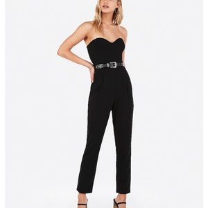 Express Strapless Jumpsuit-Black- NWT- Size 14